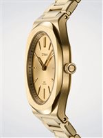 Watch D1 Milano Woman Gold Mellow Ultra Thin 34 mm in Steel D1-UHBL02 - D1-UHBL02